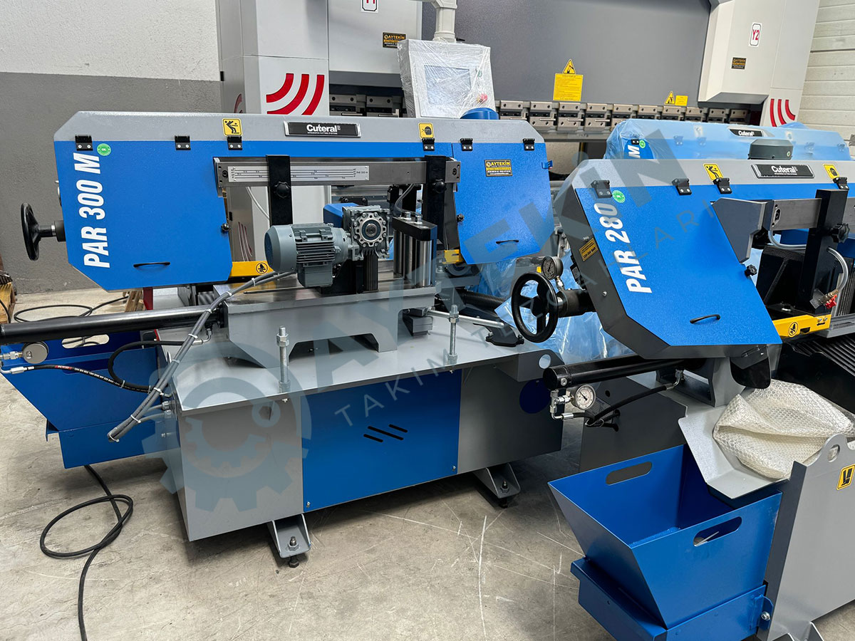 Açılı Tam Otomatik Şerit Testere Cuteral Par 300 M Sulu