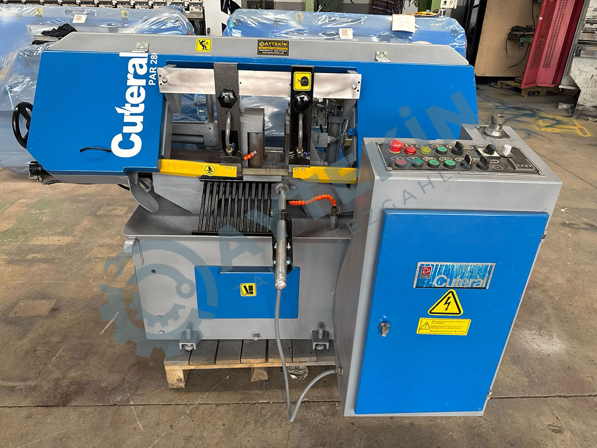 Tam Otomatik Şerit Testere Hidrolik Mengeneli Takas Var