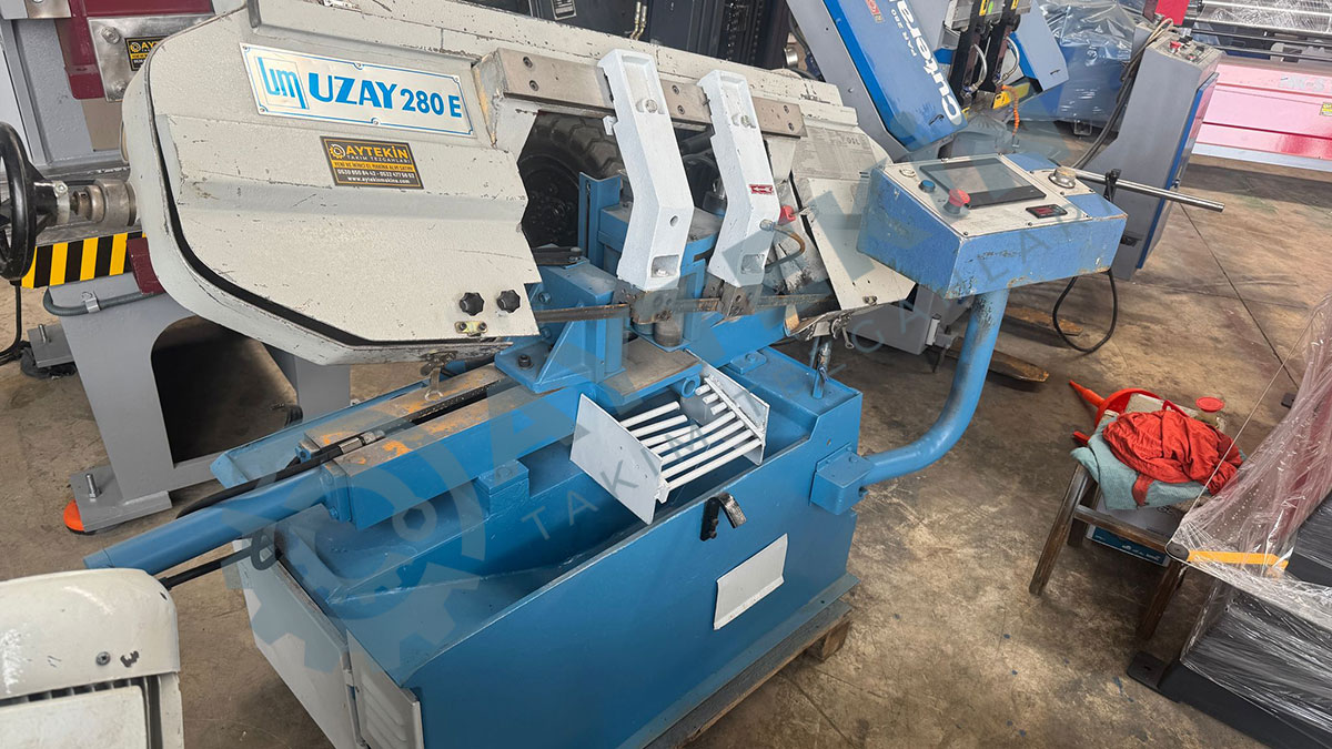 Uzay 280 Lik PLC Kontrol Tam Otomatik Şerit Testere